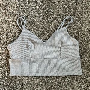 Ribbed Knit Crop Top